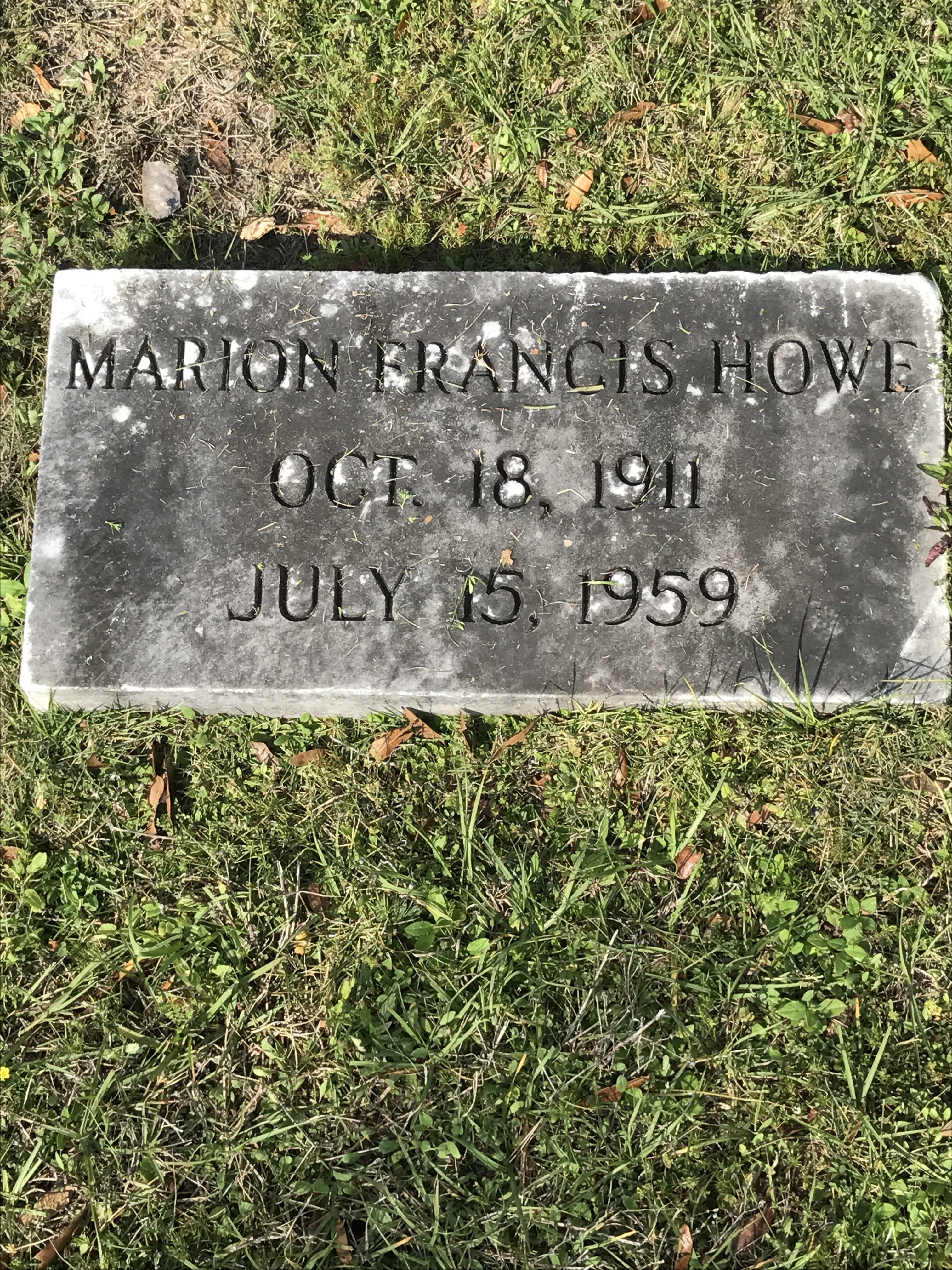 Marion Francis Howe